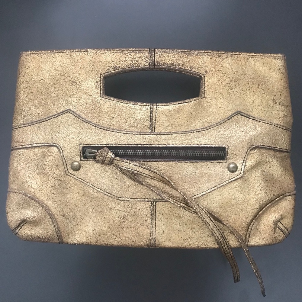 ✨VINTAGE✨GOLD-HAND CLUTCH